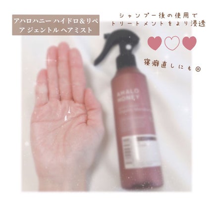 ハイドロ&リペア ジェントル ヘアミスト/AHALO HONEY/プレスタイリング・寝ぐせ直しを使ったクチコミ(4枚目)