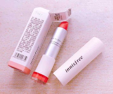 innisfree クリーミーティントリップのクチコミ「友達からの誕生日プレゼントです🎁
韓国人と友達になると誕生日に韓国コスメくれるのでテンション上.....」（1枚目）