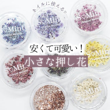 Petit Price ネイルパーツのクチコミ「安くて可愛い！ネイルに使える押し花❁

こんばんは～めるすです☺︎💗

100均や、手芸屋さん.....」（1枚目）