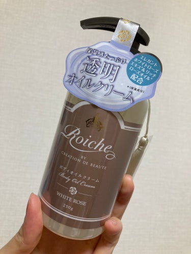 Roiche

ロイーシェ ボディオイルクリーム 

ホワイトローズ



LIPSショッピングの新着順で見つけて

気になって買ってみました！



見た目はジェルですが

塗ると確かにオイルも感じる新感覚！



香りも普通にいいです！🌹

弱くはないですが強すぎでもないと思います！



の画像 その1