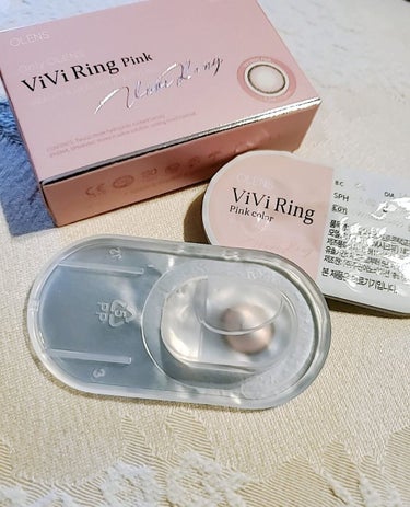 VIVI RING (ビビリング) ピンク/POPLENS/カラーコンタクトレンズの画像