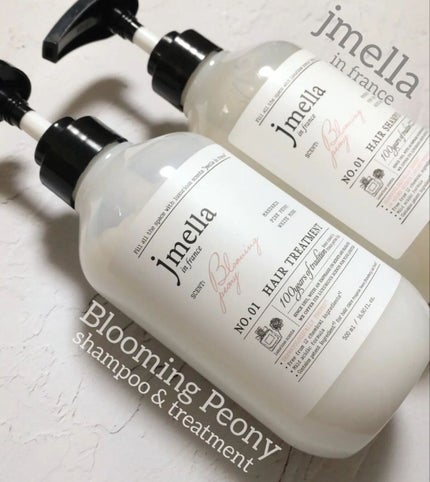 インフランス ヘアシャンプー ブルーミングピオニー/トリートメント ブルーミングピオニー/jmella/市販シャンプーを使ったクチコミ(1枚目)