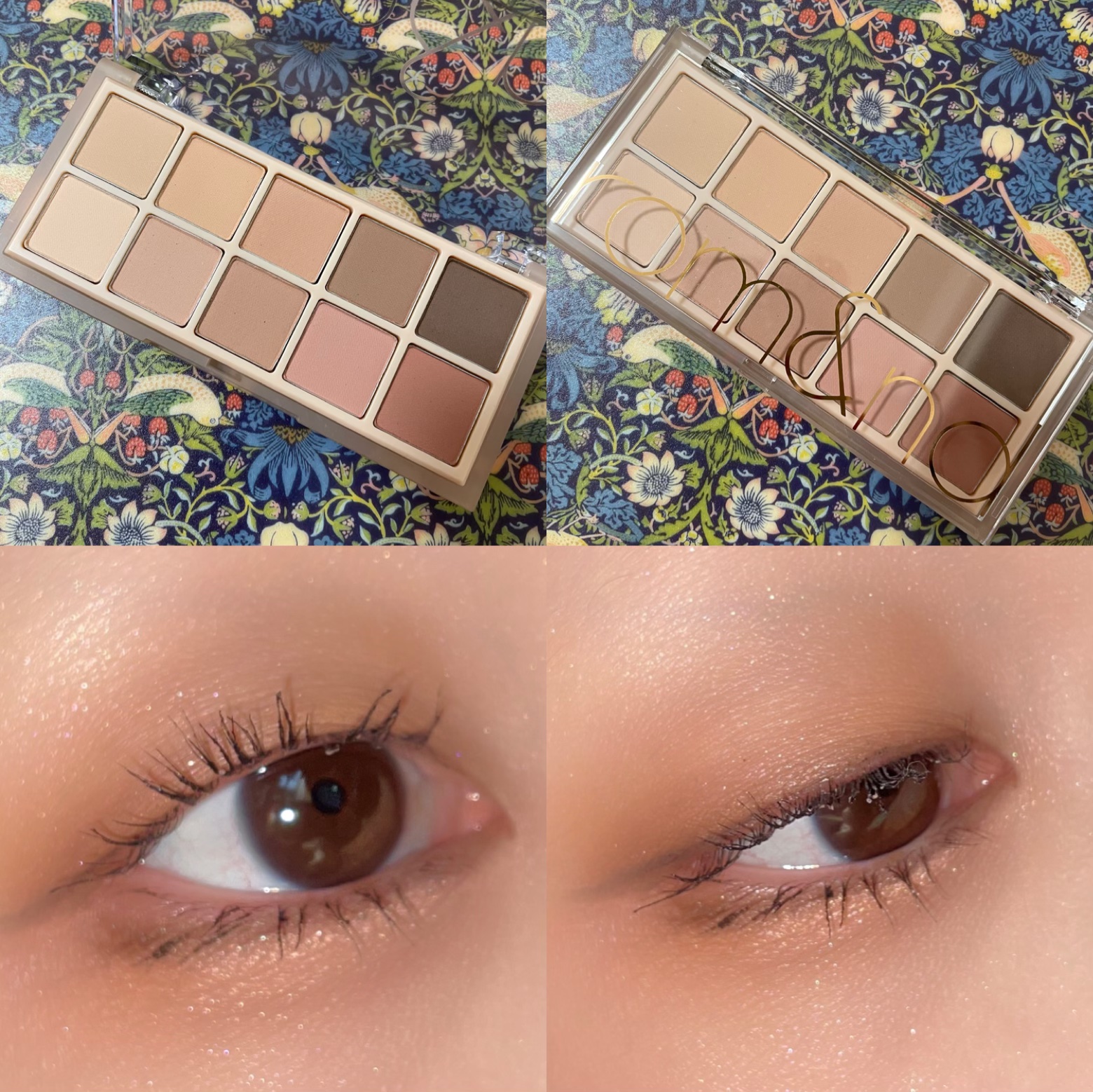 ベターザンパレット 05 シェイド＆シャドウガーデン(SHADE & SHADOW GARDEN)/rom&nd/アイシャドウパレットを使ったクチコミ（1枚目）