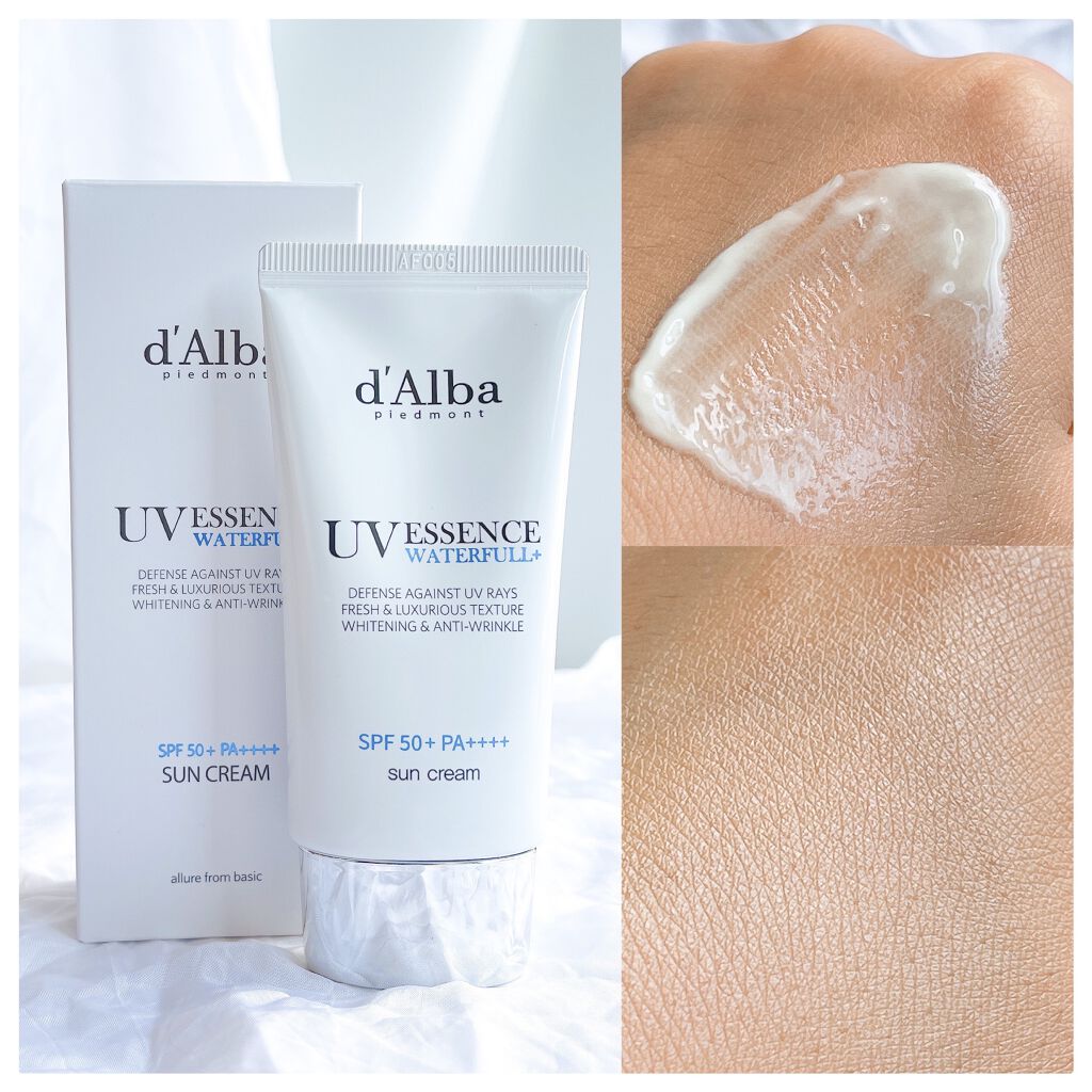 ダルバ ウォータフル エッセンス サンクリーム/ダルバ/日焼け止めクリームを使ったクチコミ（1枚目）