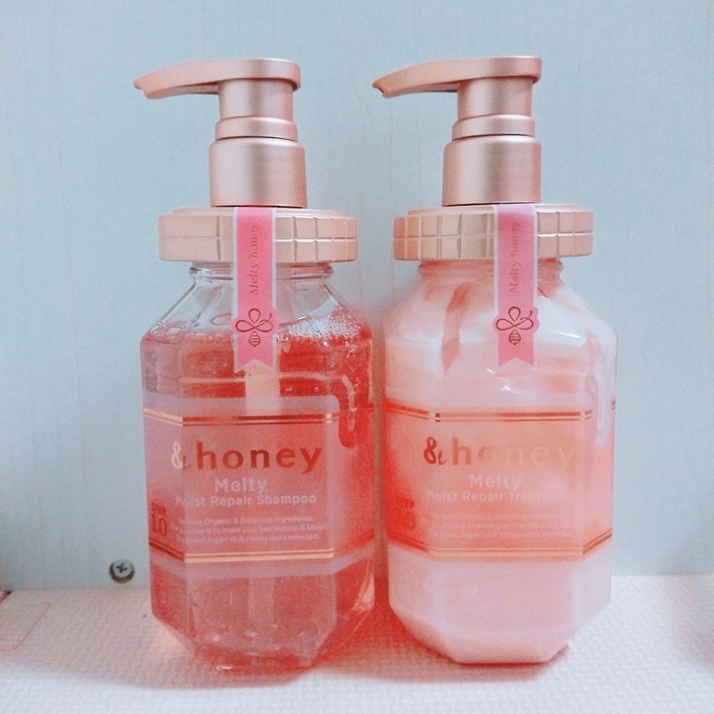 &honey Melty モイストリペア シャンプー1.0／モイストリペア ヘアトリートメント2.0/&honey/市販シャンプーを使ったクチコミ（1枚目）