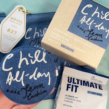 アルティメットフィット ロングウェアデニムクッション/OHUI/クッションファンデーションを使ったクチコミ(5枚目)