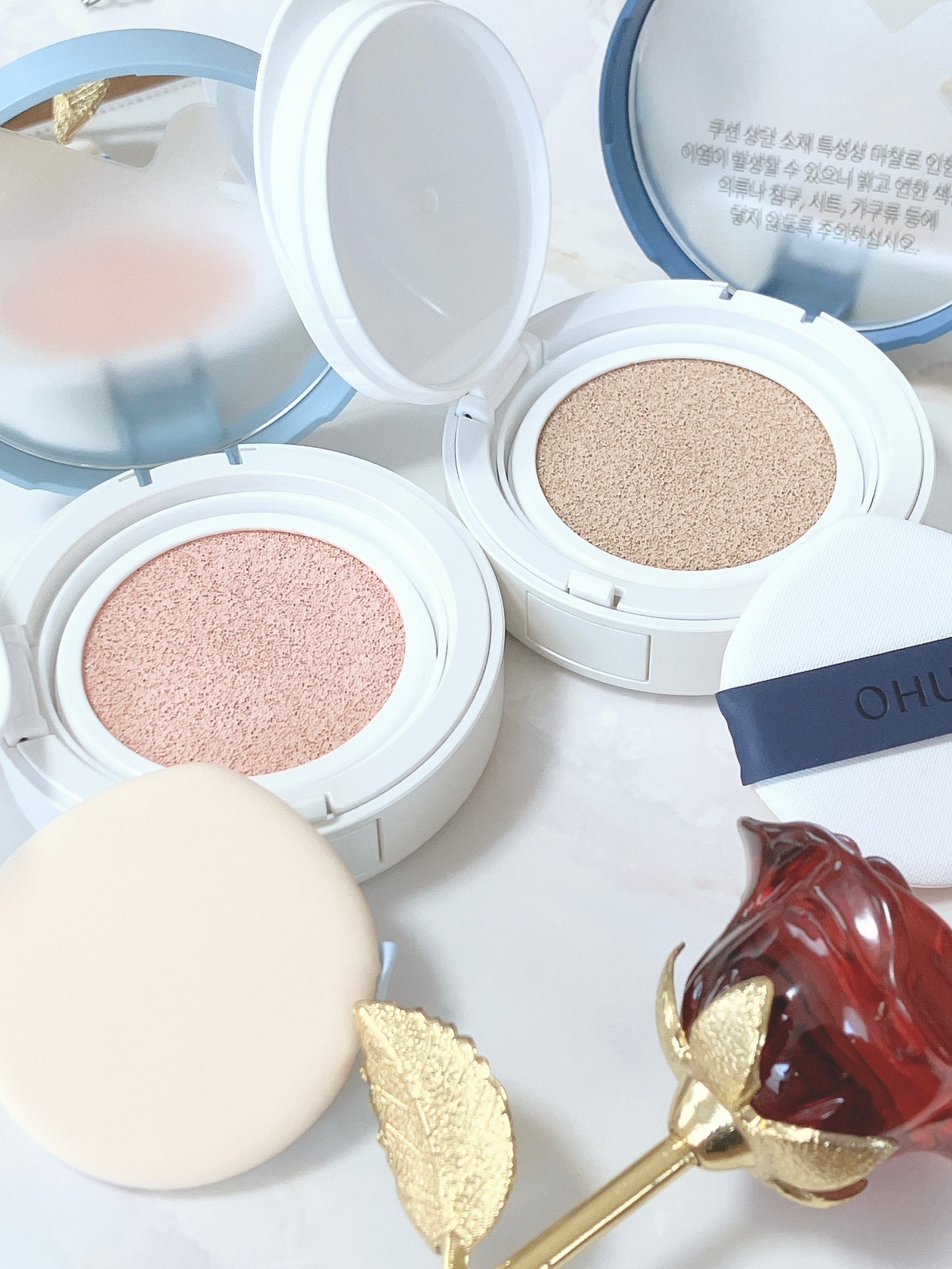 アルティメットフィット トーンアップデニムクッション/OHUI/クッションファンデーションを使ったクチコミ(1枚目)