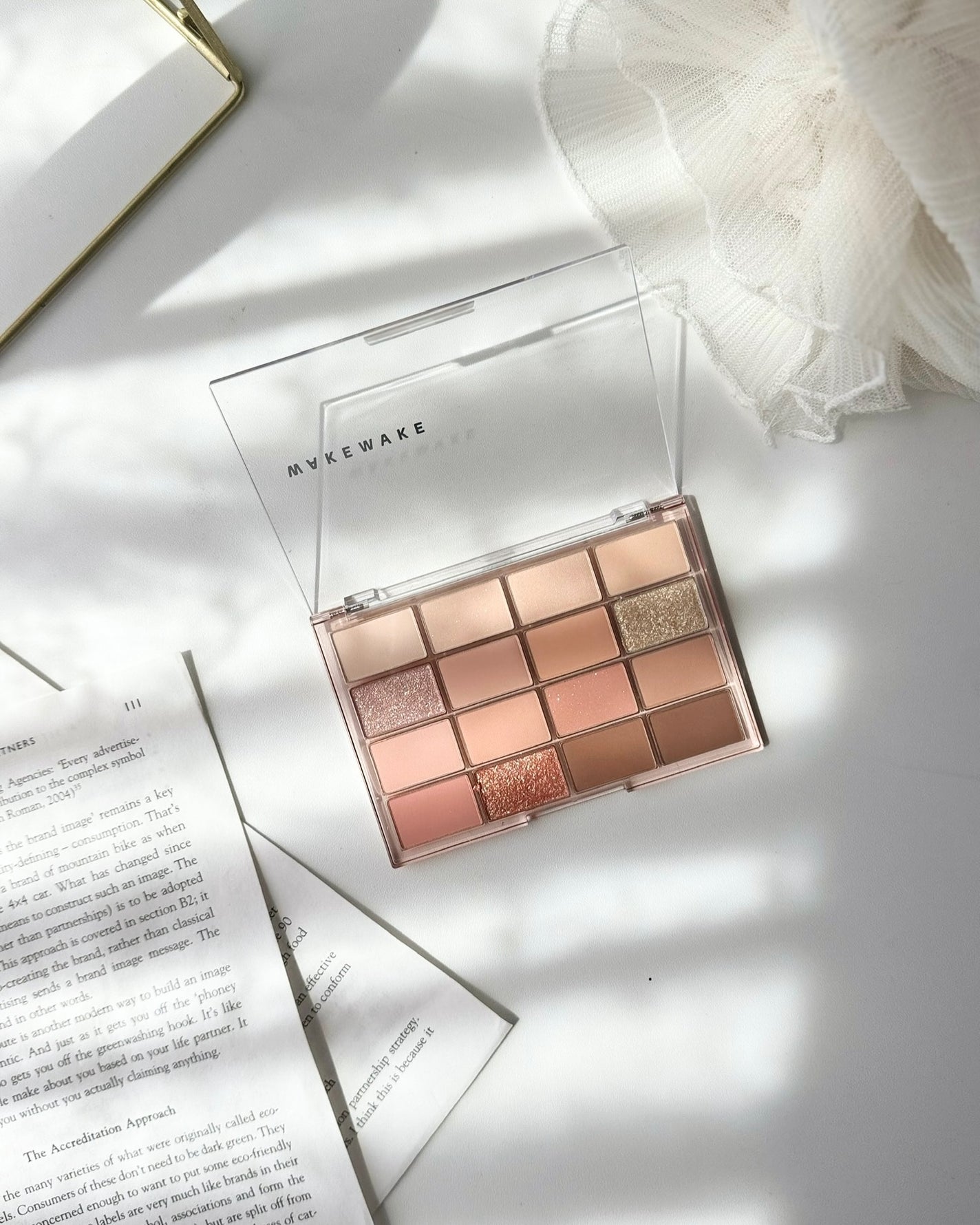 ソフトブラーリングアイパレット/wakemake/アイシャドウパレットを使ったクチコミ(6枚目)