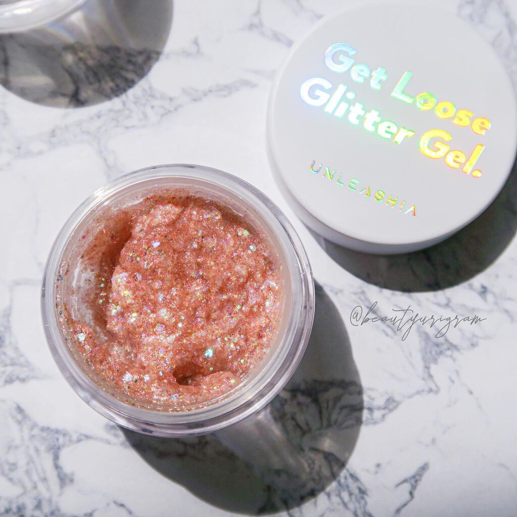 ゲットルーズグリッタージェル/unleashia/グリッターを使ったクチコミ(6枚目)