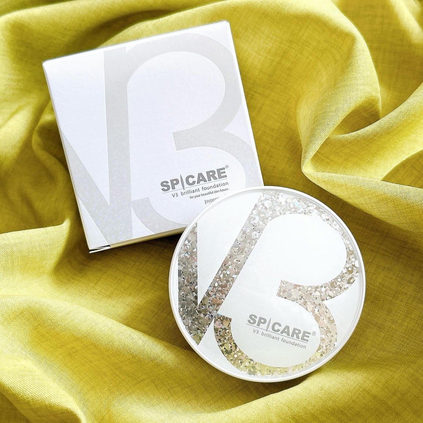 V3 ブリリアント ファンデーション/SPICARE/クッションファンデーションを使ったクチコミ(1枚目)