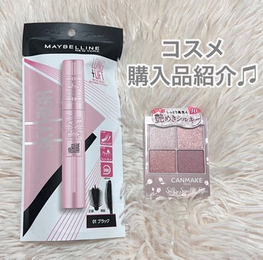 |    cosme    |


・気になってたアイシャドウ
・リピしてるマスカラ


MAYBELLINE NEW YORK
　スカイハイ　01　ブラック
→2本目！このマスカラが良すぎてリピ⭐️
