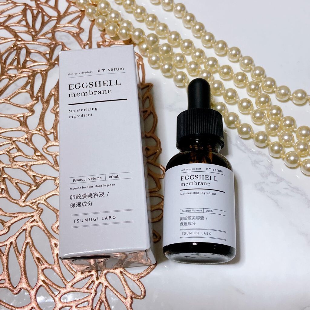 つむぎ 卵殻膜美容液/つむぎコスメ/美容液を使ったクチコミ(1枚目)