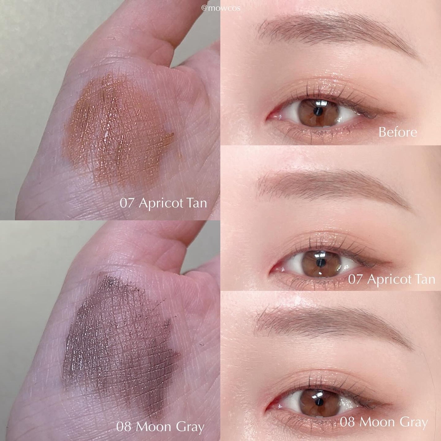 ハンオールブロウカラ/rom&nd/眉マスカラを使ったクチコミ(2枚目)