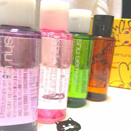 キャッチ・エム・オール ピカシュウ クレンジング オイル キット/shu uemura/スキンケアキットを使ったクチコミ(2枚目)