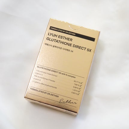 ヨエスターグルタチオンダイレクト5X/ESTHER FORMULA/美容サプリメントを使ったクチコミ(1枚目)