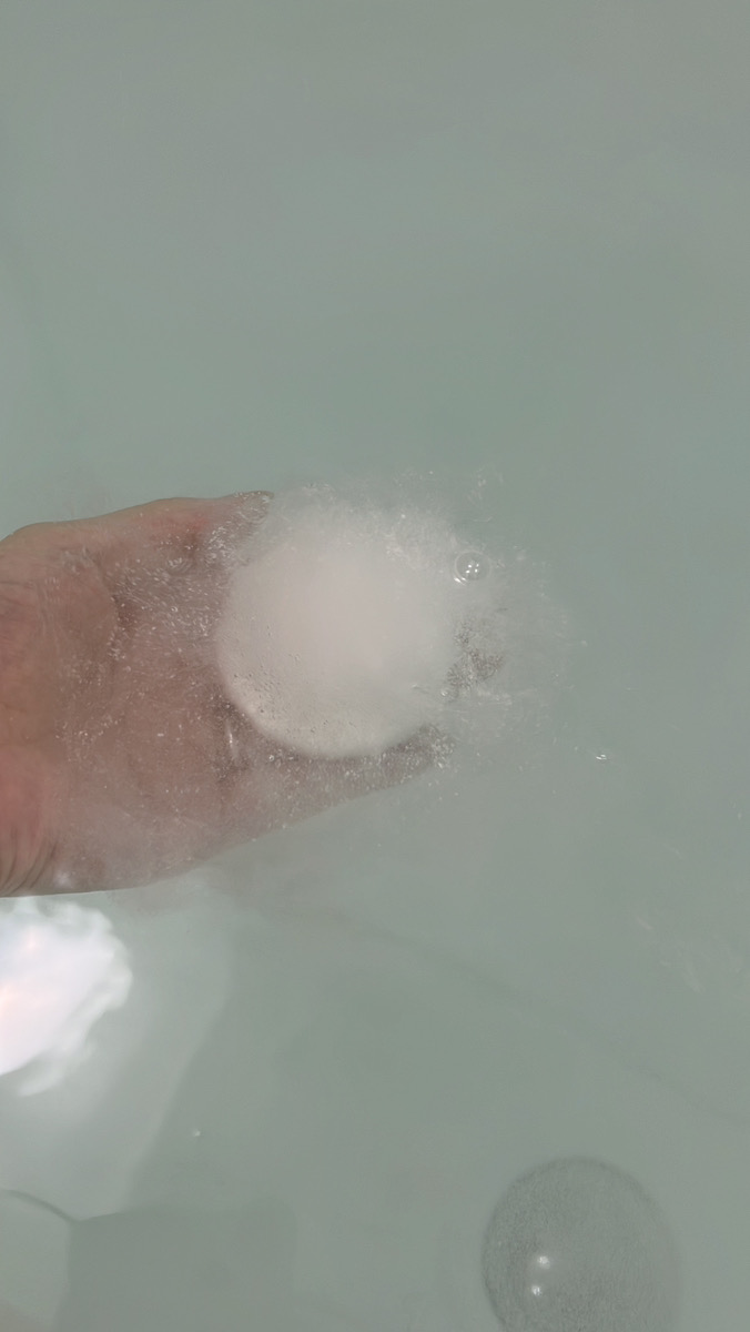 重炭酸バスタブレット/pureLi/炭酸系入浴剤を使ったクチコミ（1枚目）