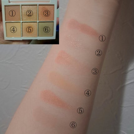 アイデザイナー/SNIDEL BEAUTY/アイシャドウパレットを使ったクチコミ(2枚目)