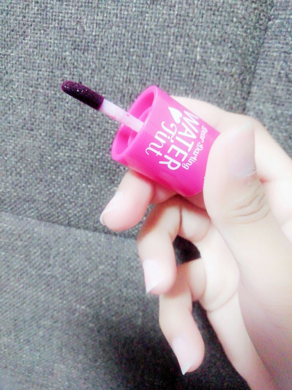 ウォーターティント/ETUDE/リップグロスを使ったクチコミ（2枚目）