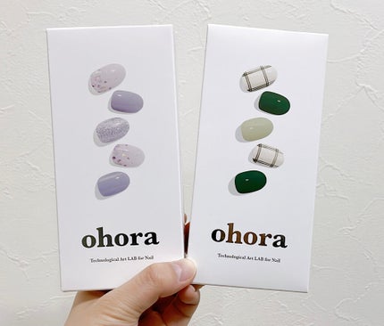 セミキュアジェルネイル(ハンド)/ohora/ネイルシールを使ったクチコミ(2枚目)