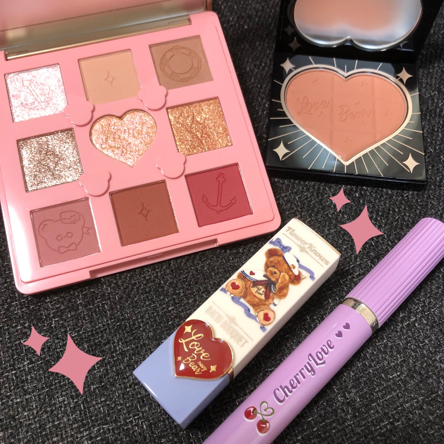 Love Bear 9色 アイシャドウパレット/FlowerKnows/アイシャドウパレットを使ったクチコミ(1枚目)