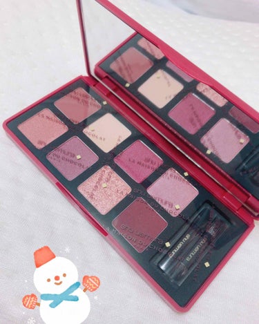 ガナッシュ アンド プラリネ アイパレット フランボワーズベリー/shu uemura/アイシャドウパレットを使ったクチコミ（2枚目）