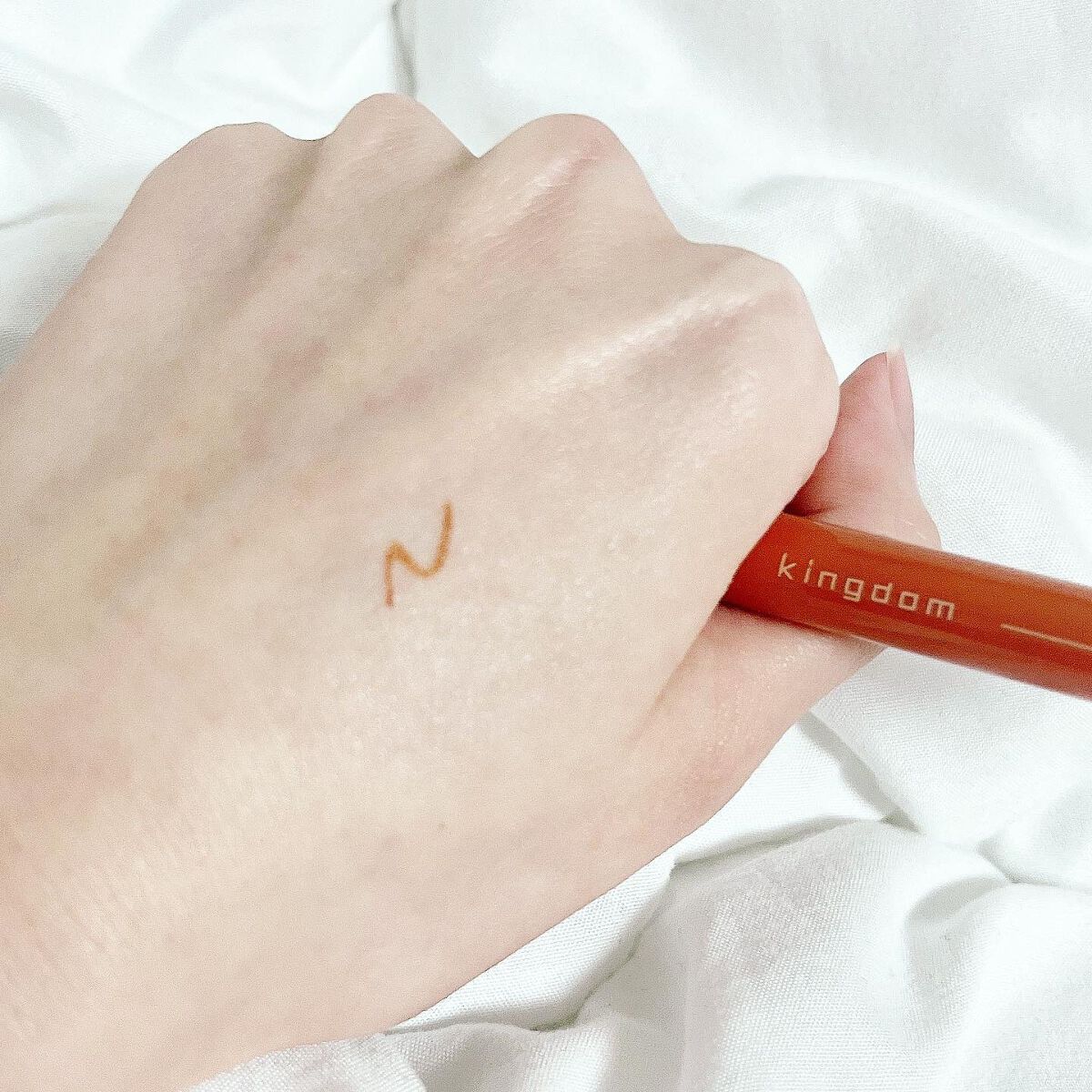 キングダム リキッドアイライナーR1 オレンジブラウン/キングダム/リキッドアイライナーを使ったクチコミ（3枚目）