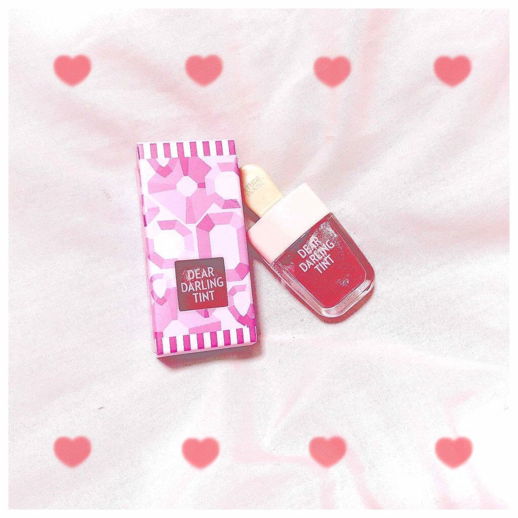 ディアダーリン ウォータージェルティント (アイスティント)/ETUDE/口紅を使ったクチコミ(1枚目)