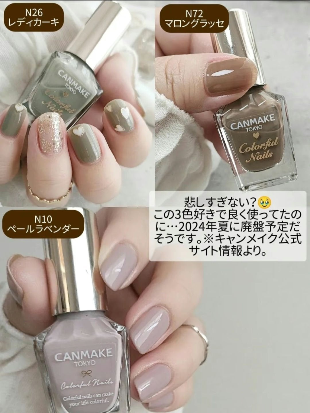 カラフルネイルズ/キャンメイク/マニキュアを使ったクチコミ(2枚目)