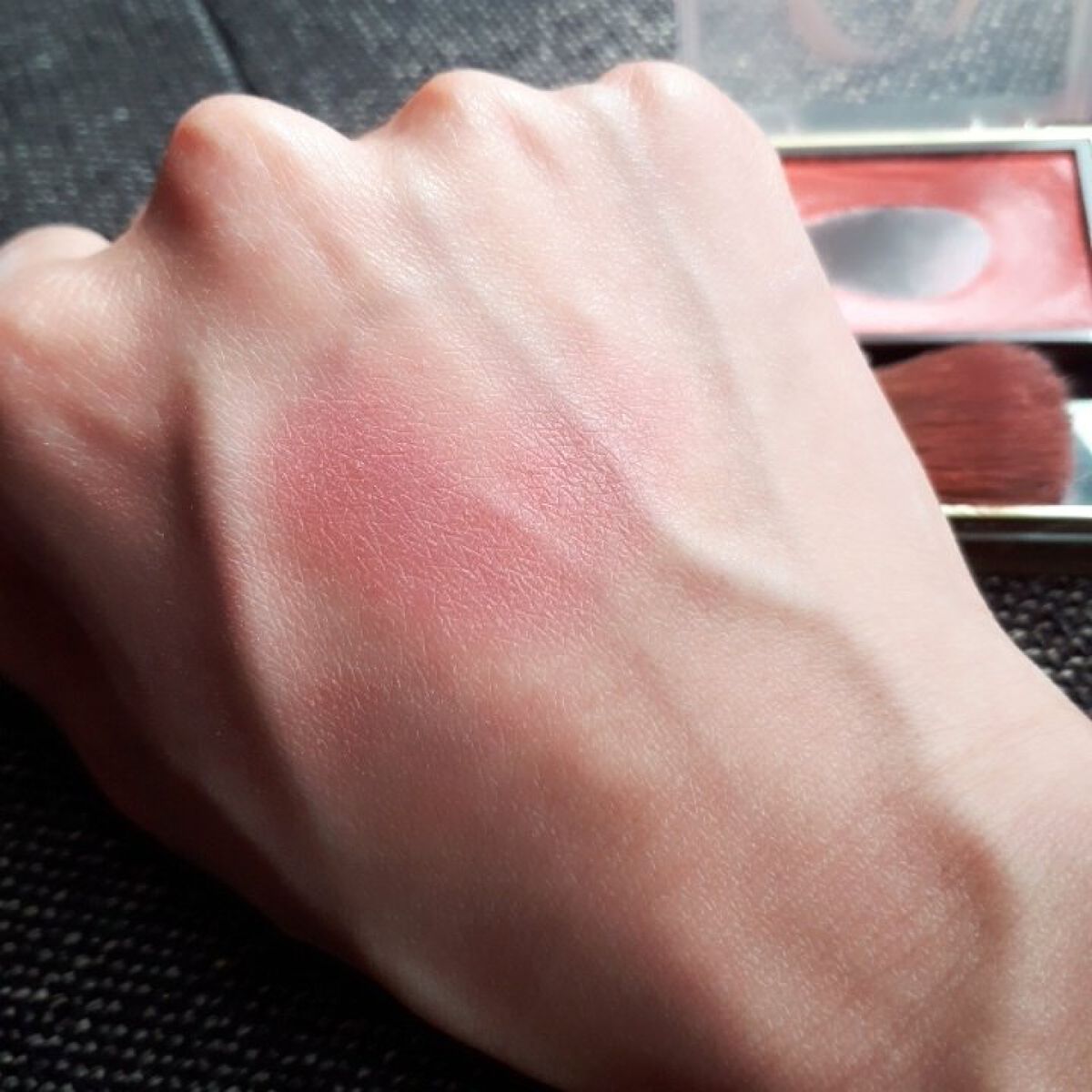 スキニーリッチチーク/excel/パウダーチークを使ったクチコミ（3枚目）