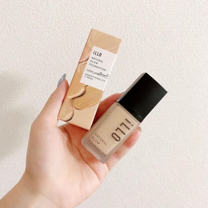 NATURAL GLOW FOUNDATION(ナチュラルグロウファンデーション)/iLLO/リキッドファンデーションを使ったクチコミ(1枚目)