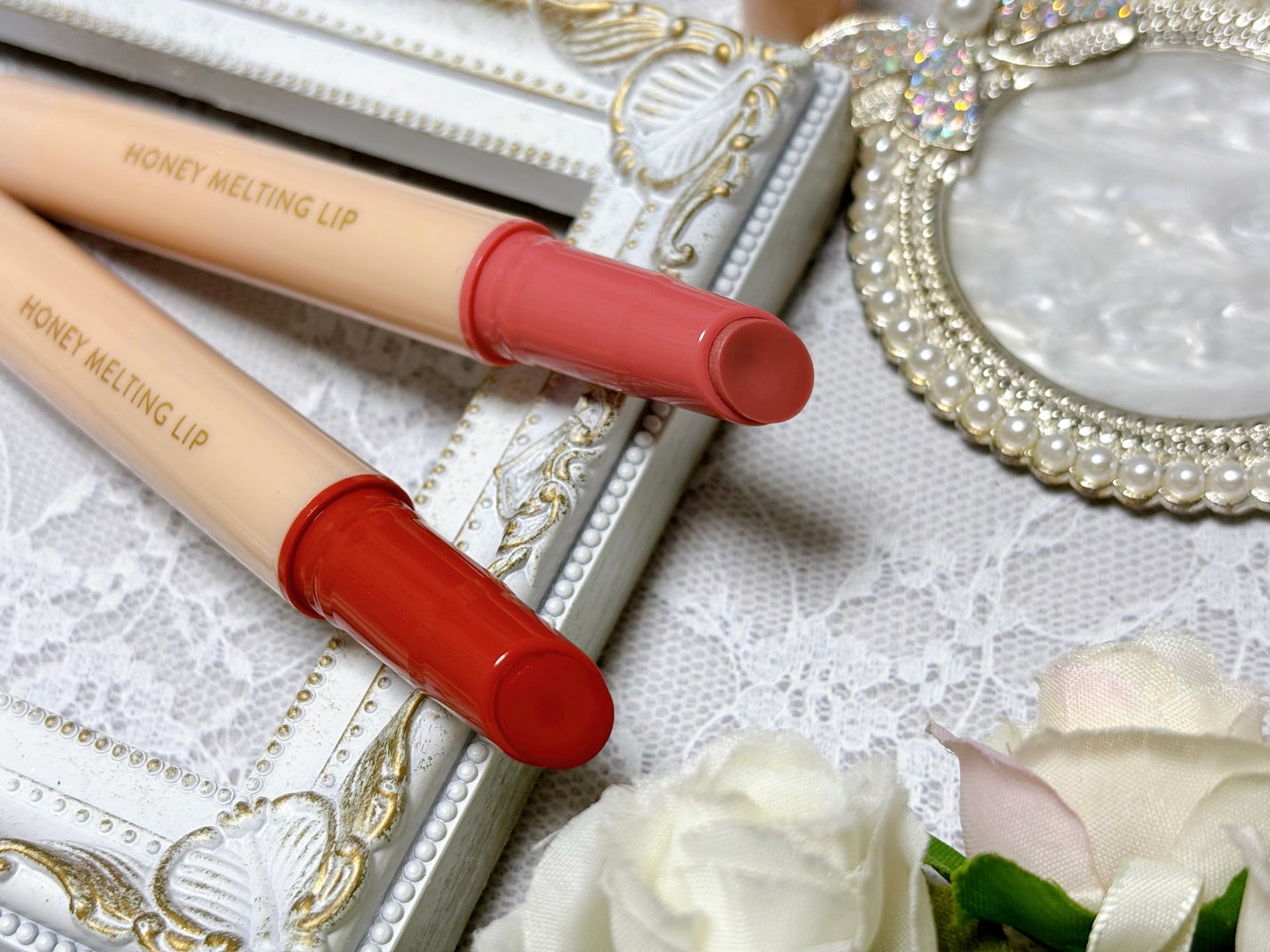 ハニーメルティングリップ/ネイチャーリパブリック/口紅を使ったクチコミ(2枚目)