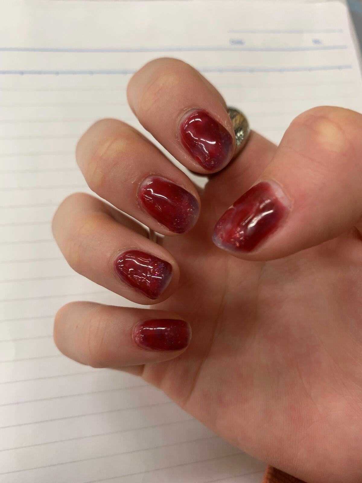 ジェルネイル(ライト対応)/セリア/ジェルネイルを使ったクチコミ(2枚目)