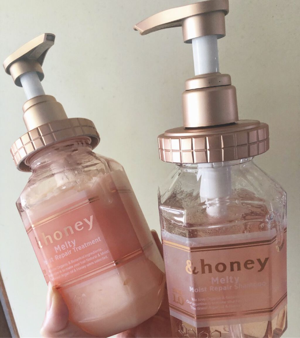 &honey Melty モイストリペア シャンプー1.0／モイストリペア ヘアトリートメント2.0/&honey/市販シャンプーを使ったクチコミ（1枚目）