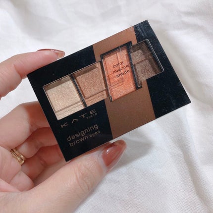 デザイニングブラウンアイズ/KATE/アイシャドウパレットを使ったクチコミ(8枚目)