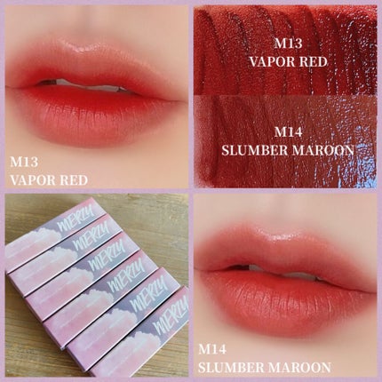 ドリーミーレイトナイト メロウティント/MERZY/リップティントを使ったクチコミ(4枚目)