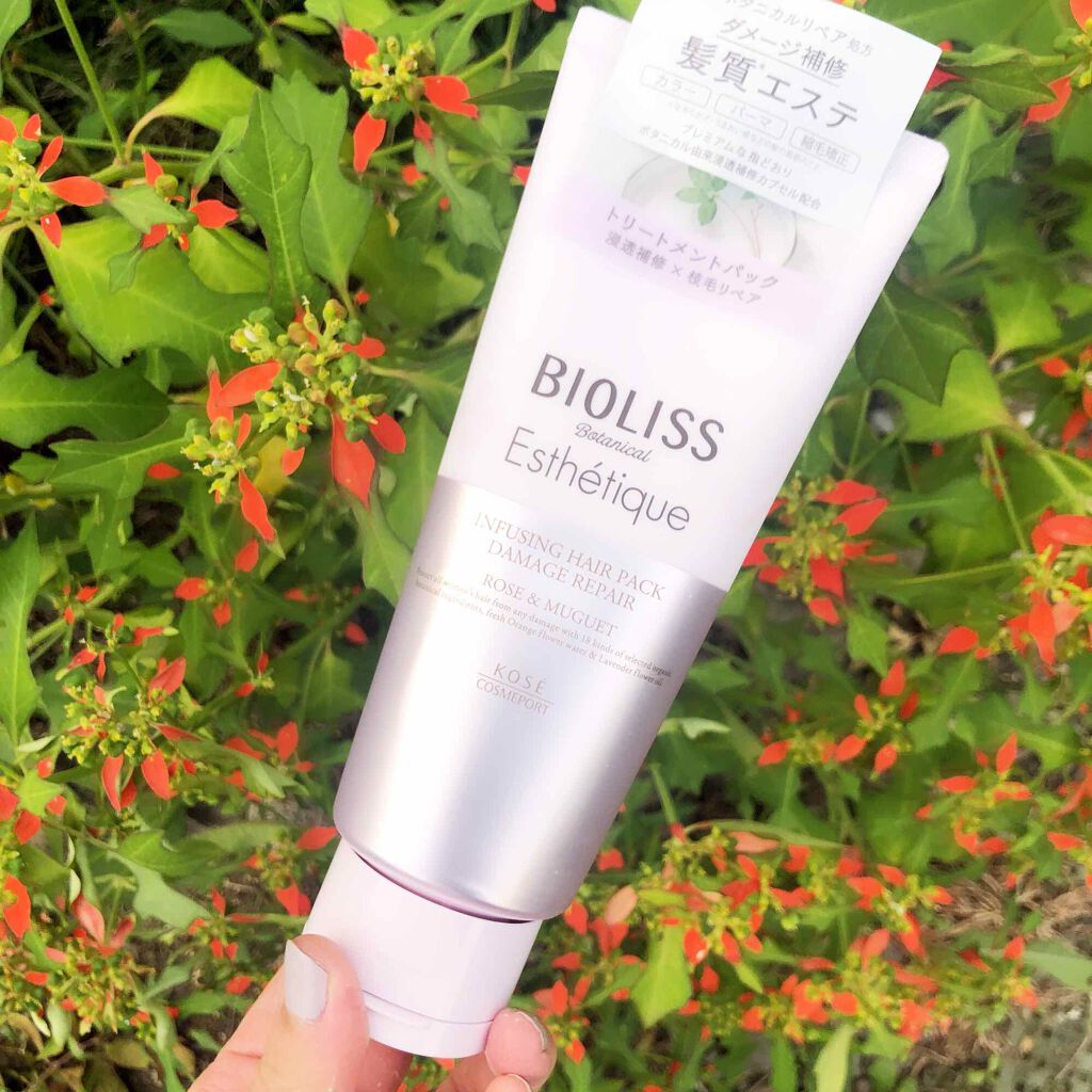 ボタニカル エステティーク インフュージング ヘアパック(ダメージリペア)/SSビオリス/ヘアマスク・ヘアパックを使ったクチコミ（1枚目）