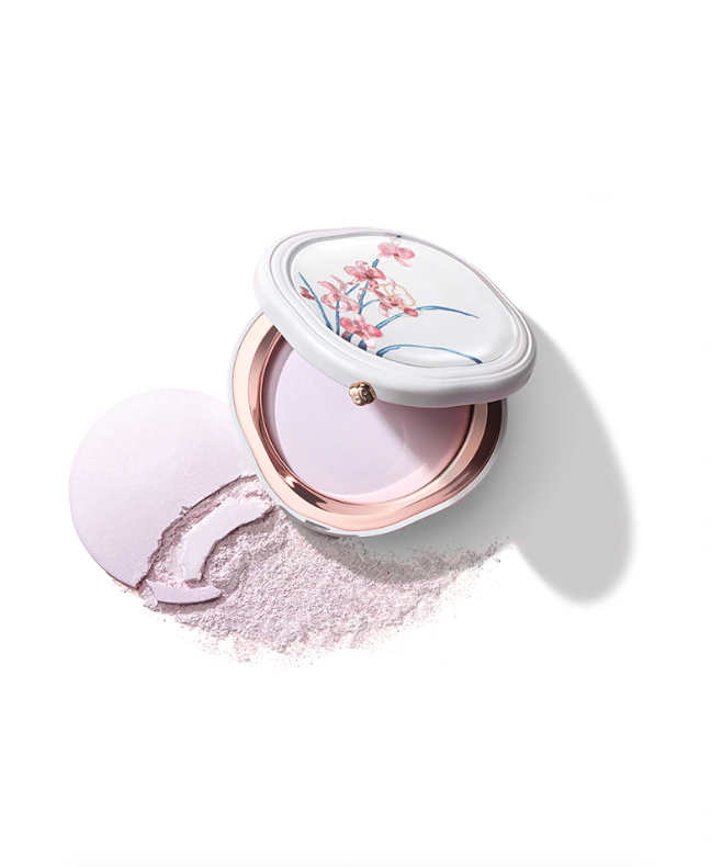 玉養桃花 プレストパウダー 04 ラベンダー（刺繍限定）