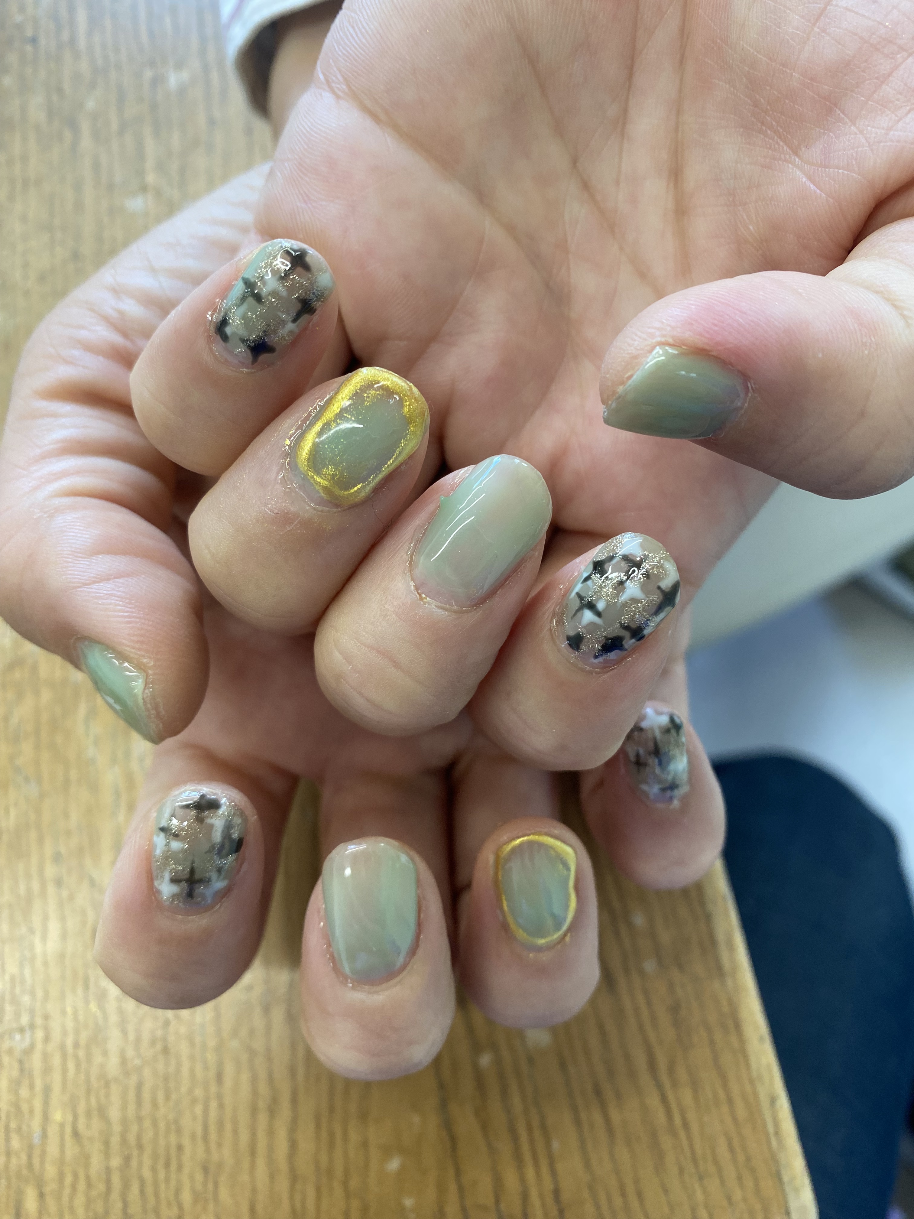 ジェルネイル/セリア/ジェルネイルを使ったクチコミ（1枚目）