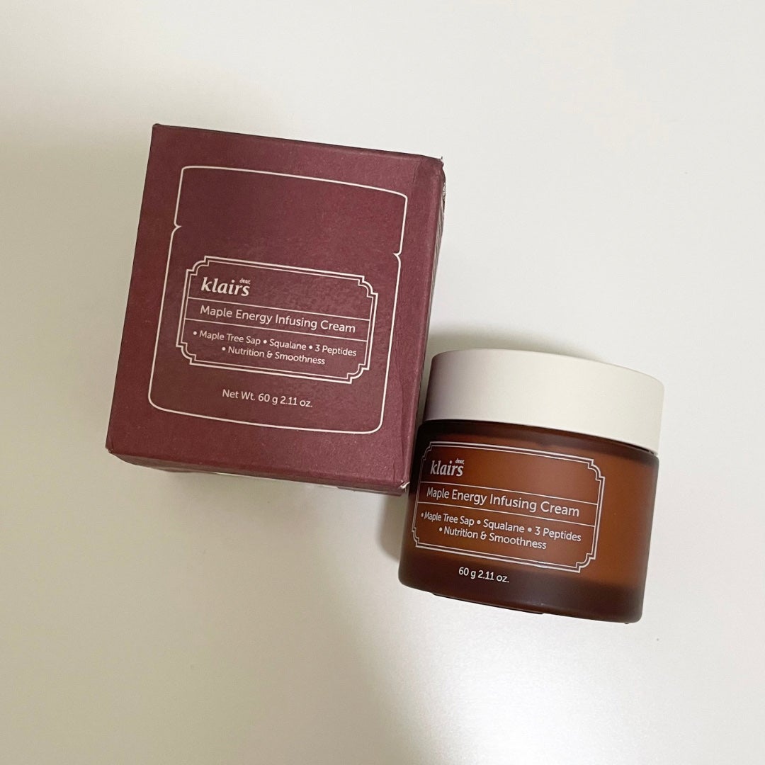 メープルエナジーインフュージングクリーム/Klairs/フェイスクリームを使ったクチコミ(1枚目)