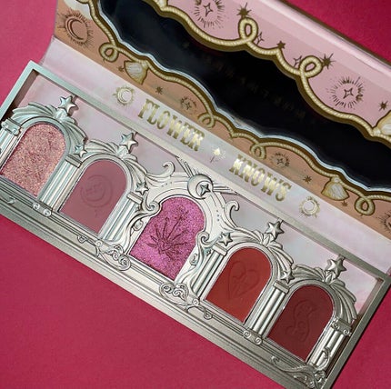 ローズユニコーンシリーズ アイシャドウパレット/FlowerKnows/アイシャドウパレットを使ったクチコミ(1枚目)