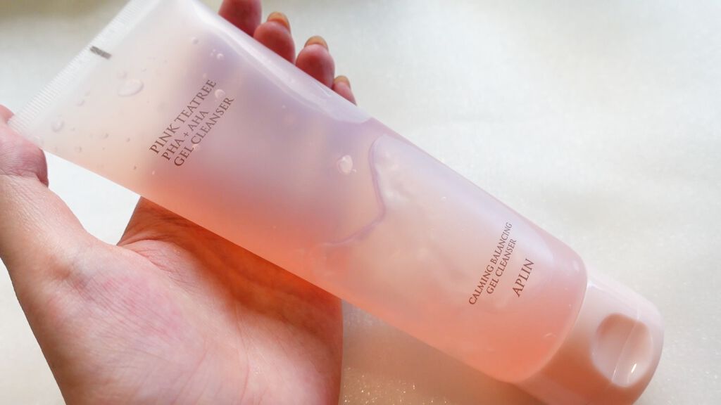 ピンクティーツリージェルクレンザー/APLIN/その他洗顔料を使ったクチコミ（2枚目）