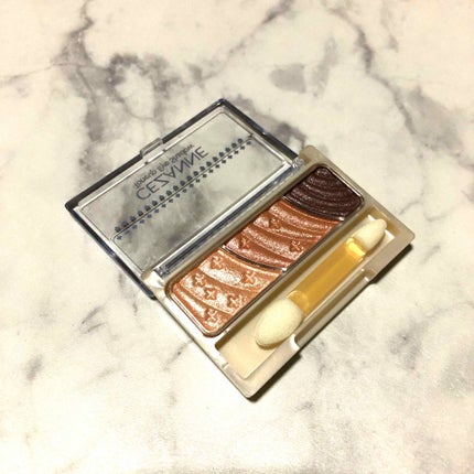 トーンアップアイシャドウ/CEZANNE/アイシャドウパレットを使ったクチコミ(2枚目)