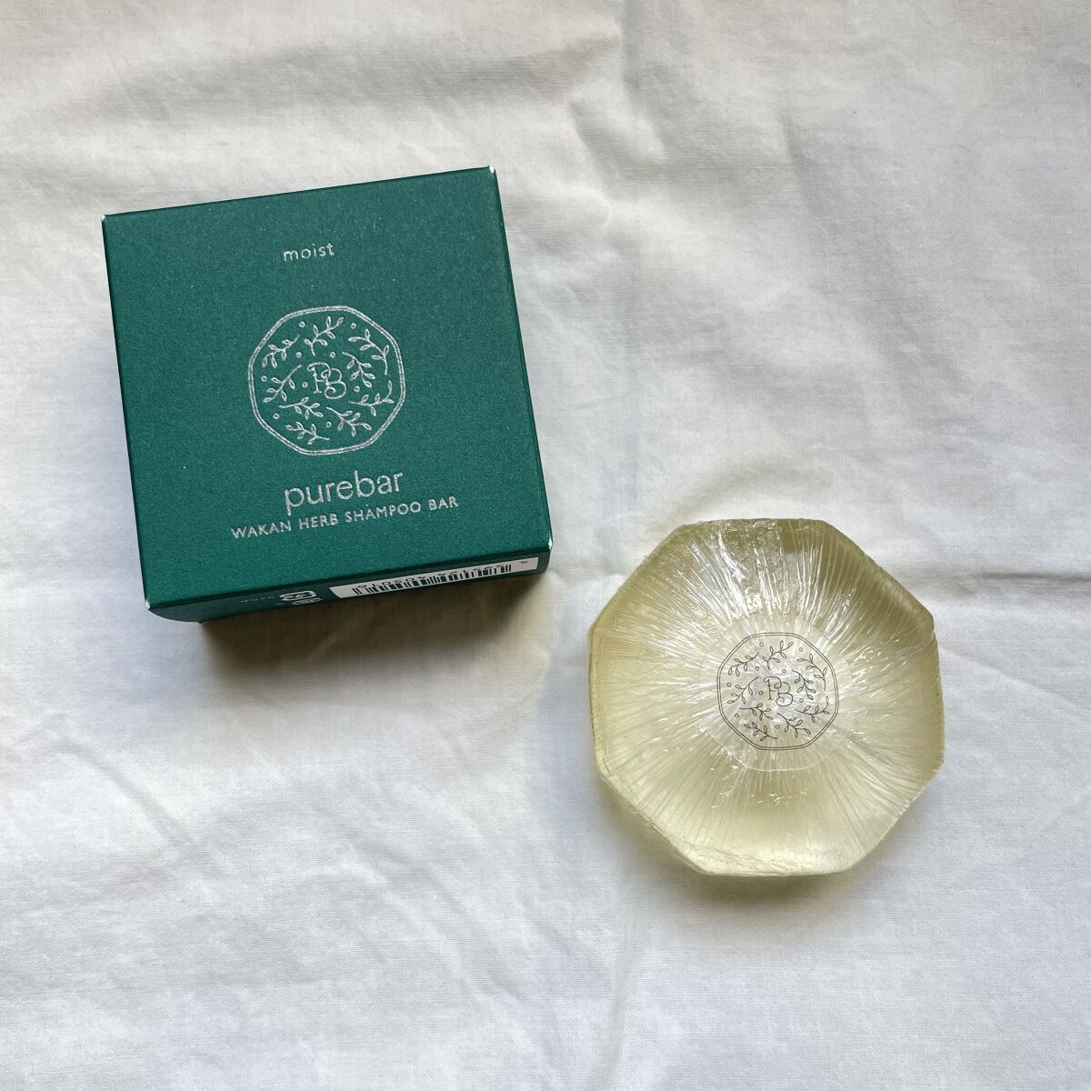 ピュアバー 和漢ハーブシャンプーバー モイスト/purebar/市販シャンプーを使ったクチコミ（1枚目）