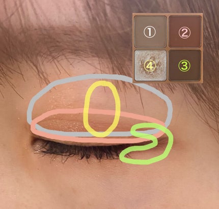 ベターザンアイズ ミュージックシリーズ/rom&nd/アイシャドウパレットを使ったクチコミ(3枚目)