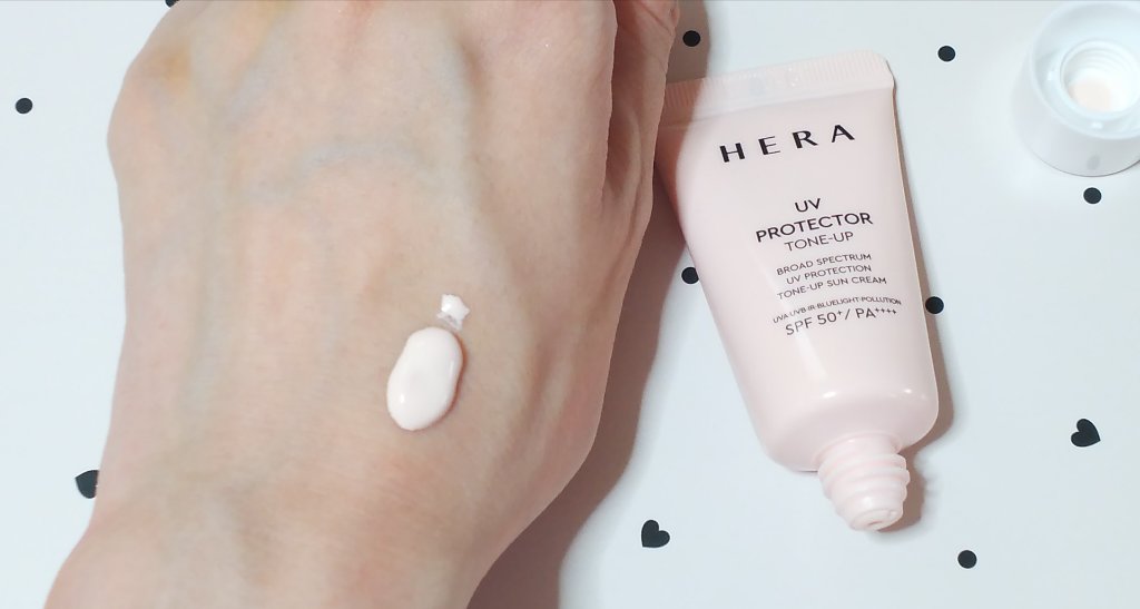 UVプロテクター トーンアップ/HERA/日焼け止めクリームを使ったクチコミ（2枚目）