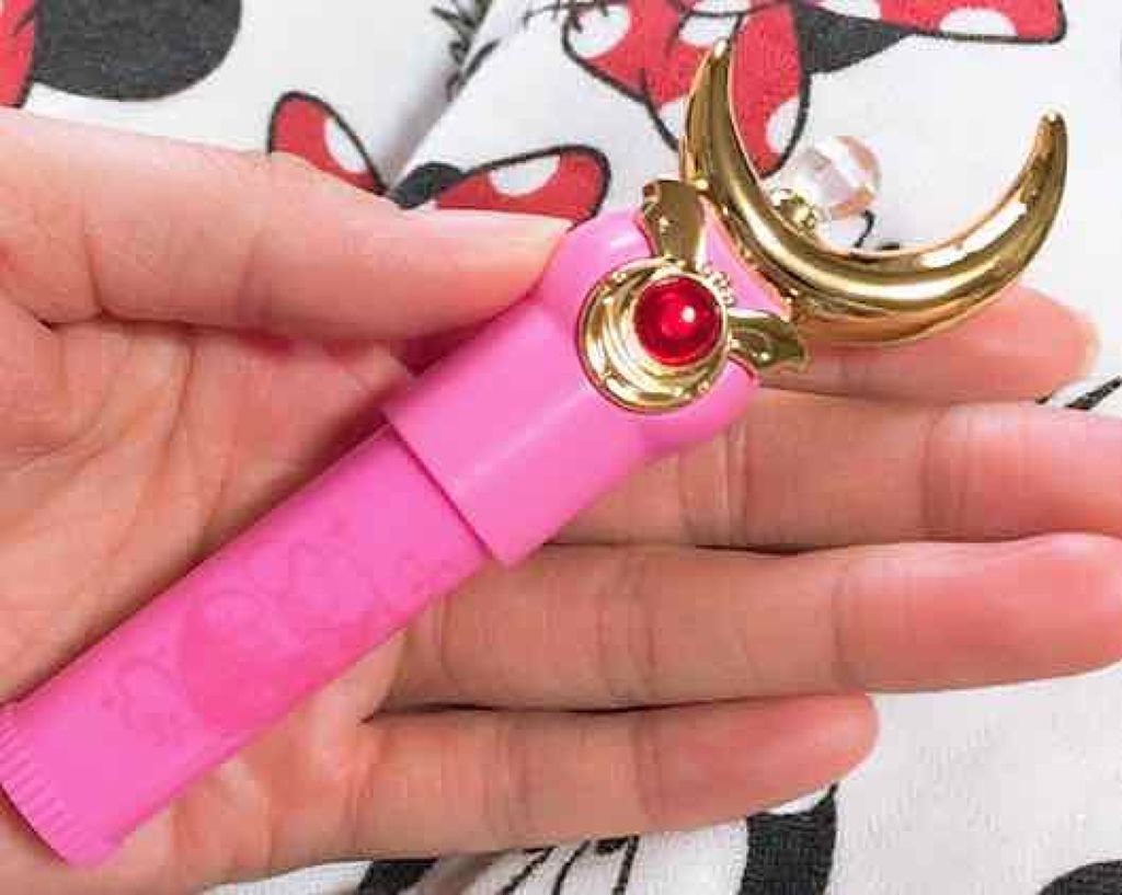 ムーンスティックリップクリーム ストロベリーピンク/ミラクルロマンス/リップケアを使ったクチコミ(1枚目)