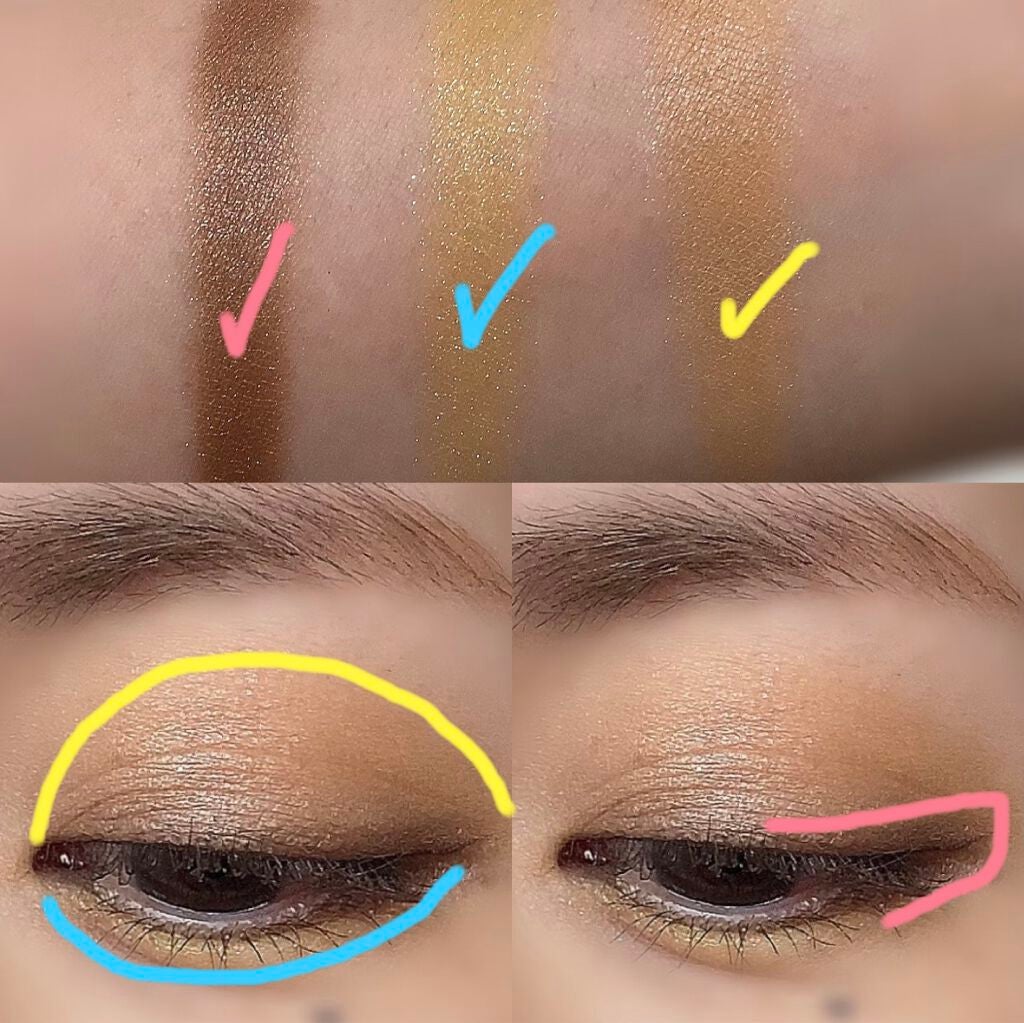 パーツリサイズシャドウ/KATE/アイシャドウパレットを使ったクチコミ(3枚目)