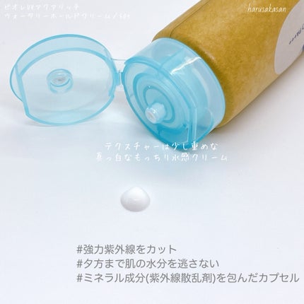 ビオレUV アクアリッチ ウォータリーホールドクリーム(水肌記憶UV)/ビオレ/日焼け止めクリームを使ったクチコミ(3枚目)