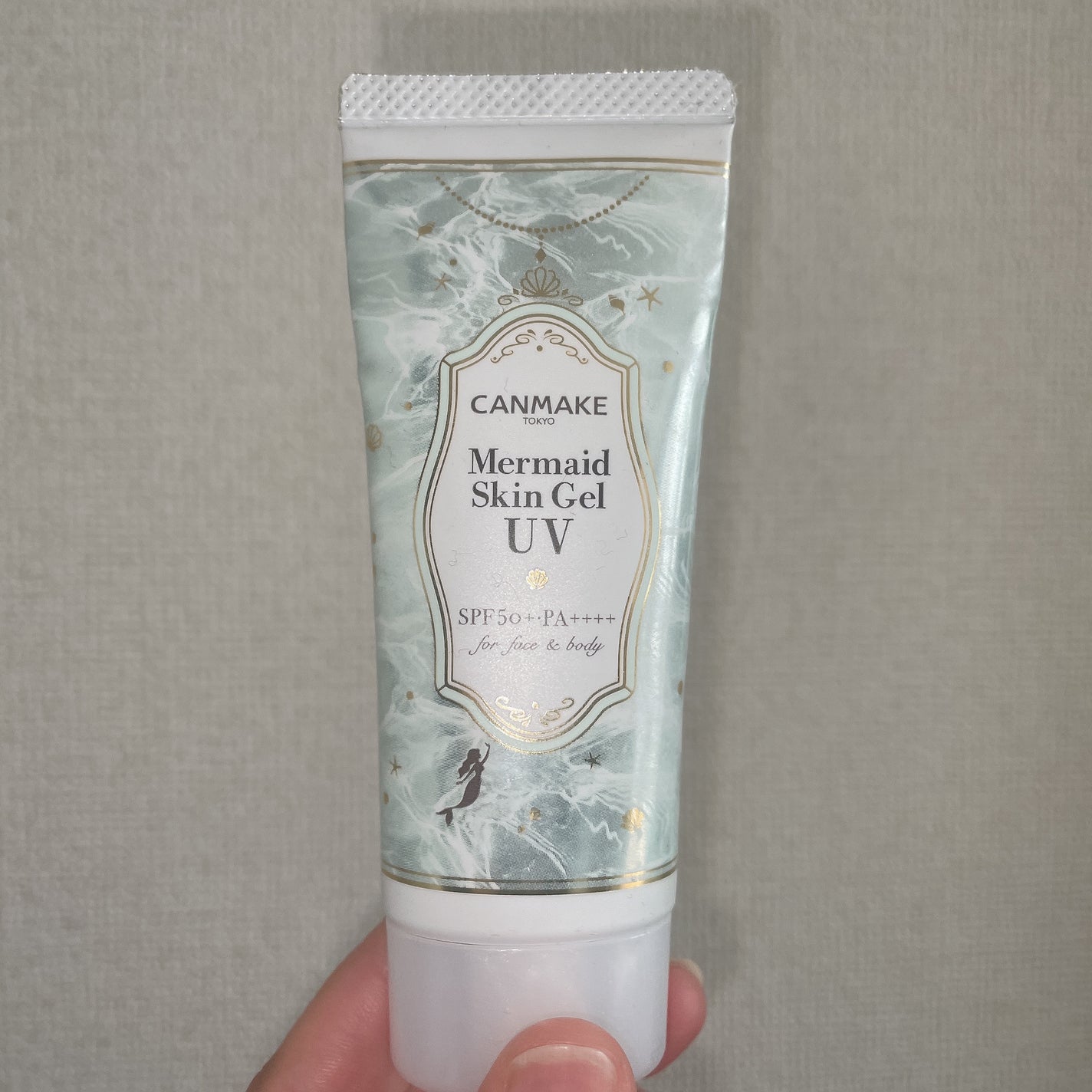 マーメイドスキンジェルUV/キャンメイク/日焼け止めジェルを使ったクチコミ(1枚目)