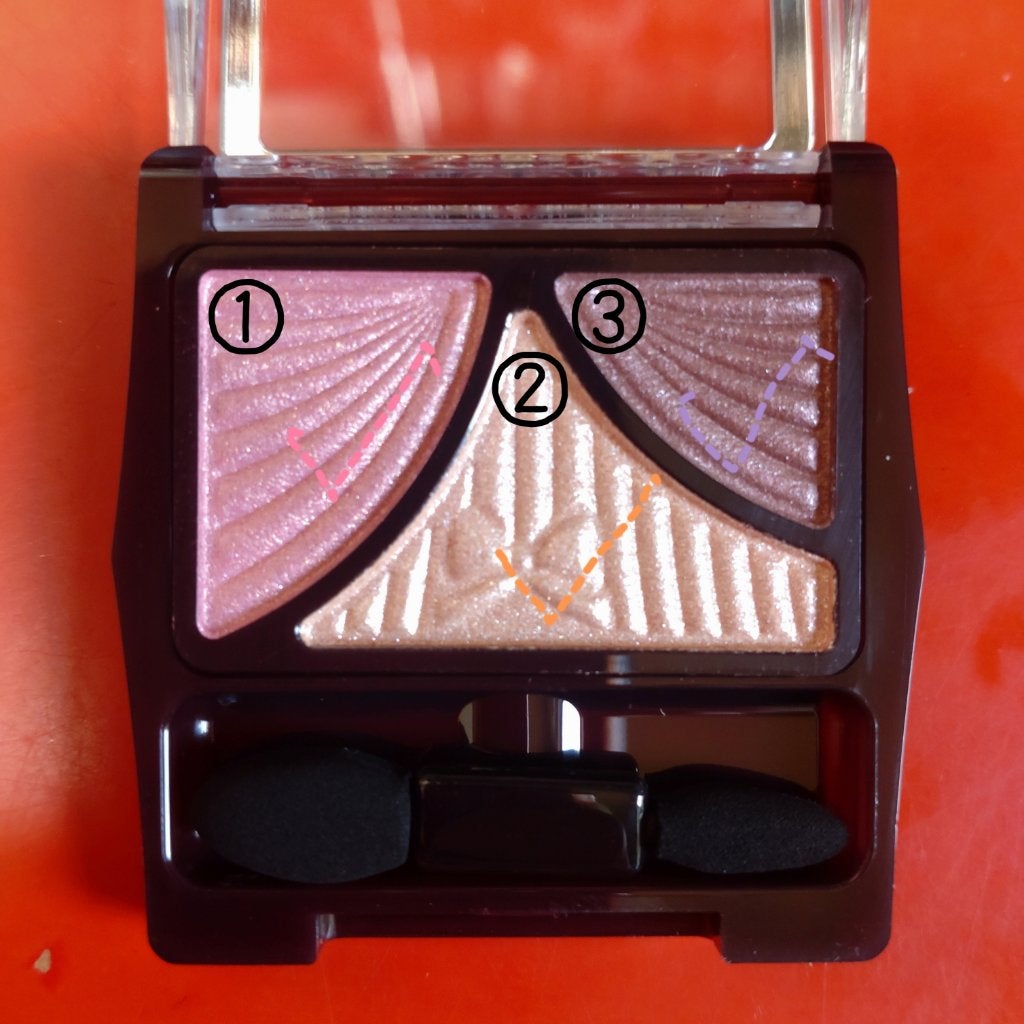 ジューシーピュアアイズ/キャンメイク/アイシャドウパレットを使ったクチコミ(2枚目)